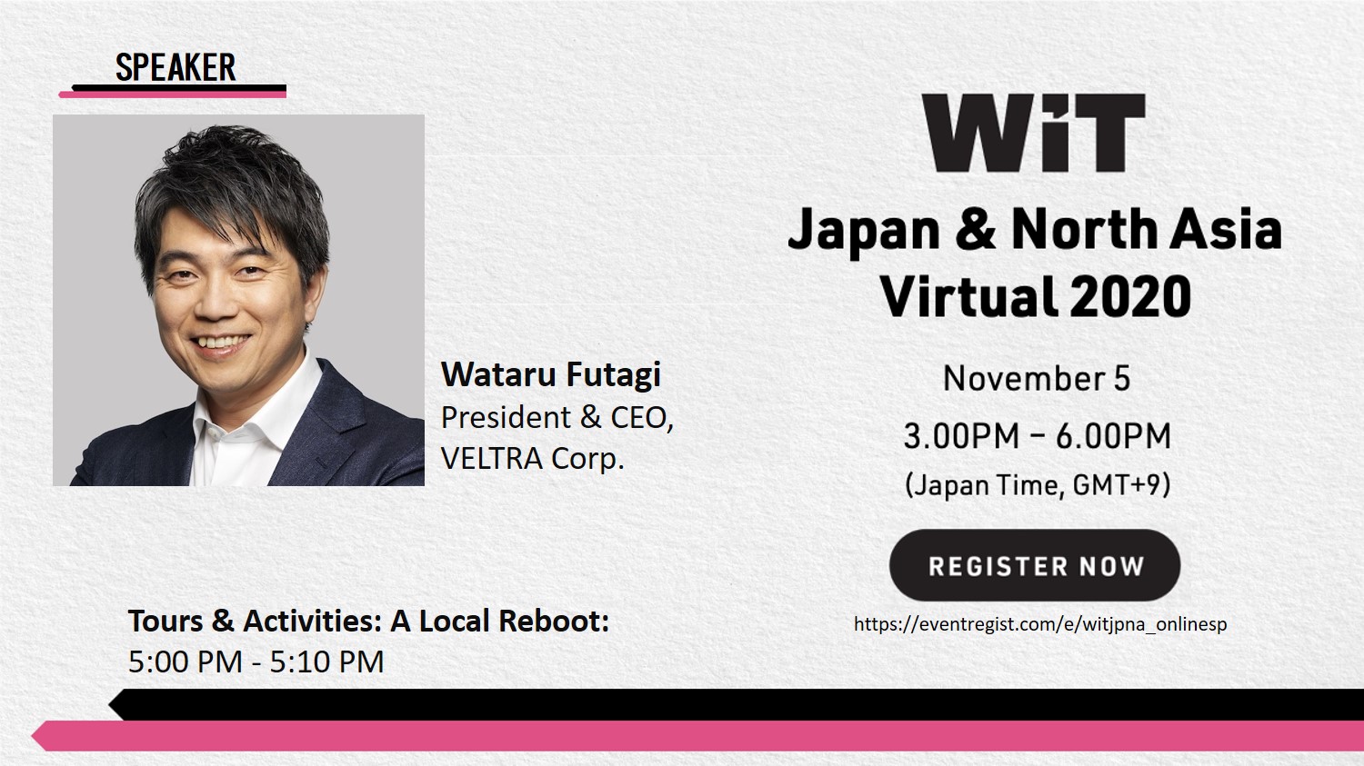 Wit Japan North Asiaにceoの二木が登壇しました Veltra Corporation